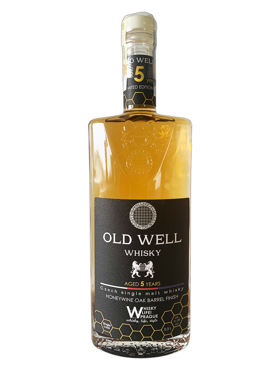 OLD WELL whisky Honeywine Oak barrel finish single cask 5yo 51,5% 0,5L