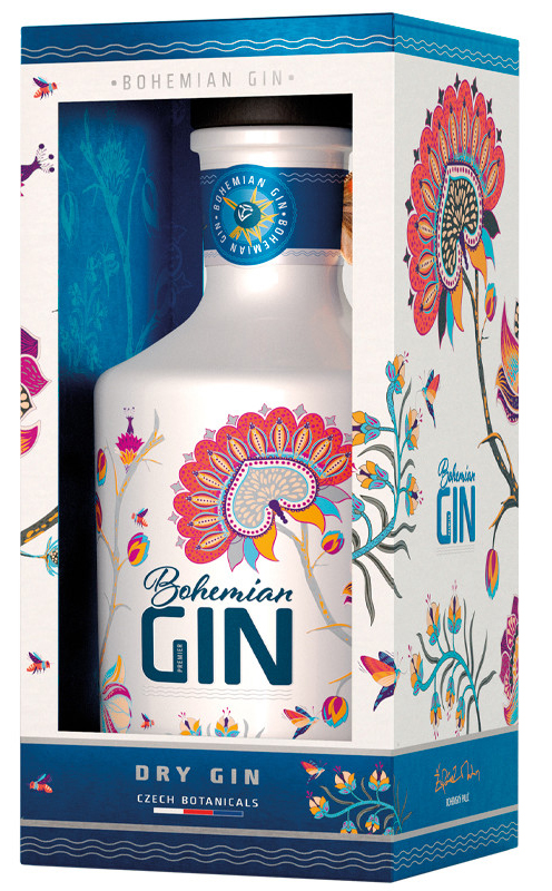Bohemian Gin 45% 0,7L Dárková krabička Žufánek | Destilerka.cz