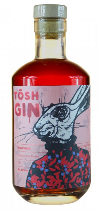 TOSH Trnkový GIN 40% 0,5L | Destilerka.cz