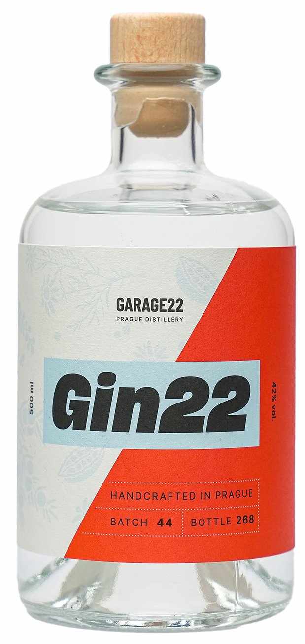 GIN 22 london dry gin 42% 0,5L