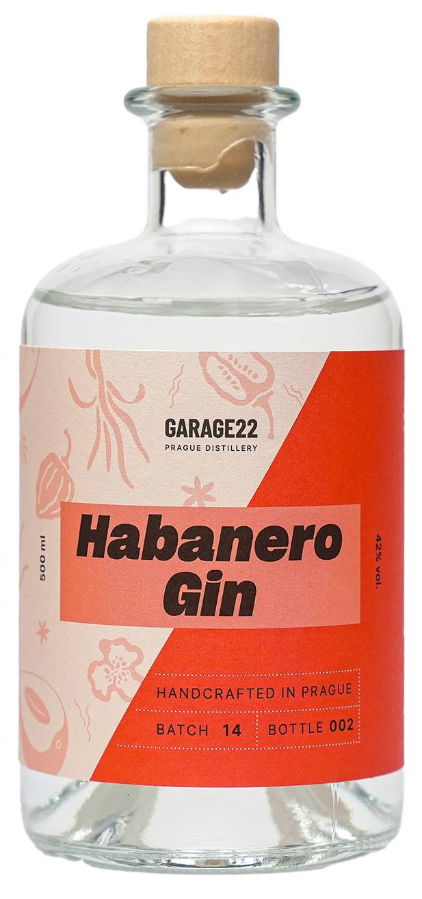 Garage 22 HABANERO GIN 42% 0,5L