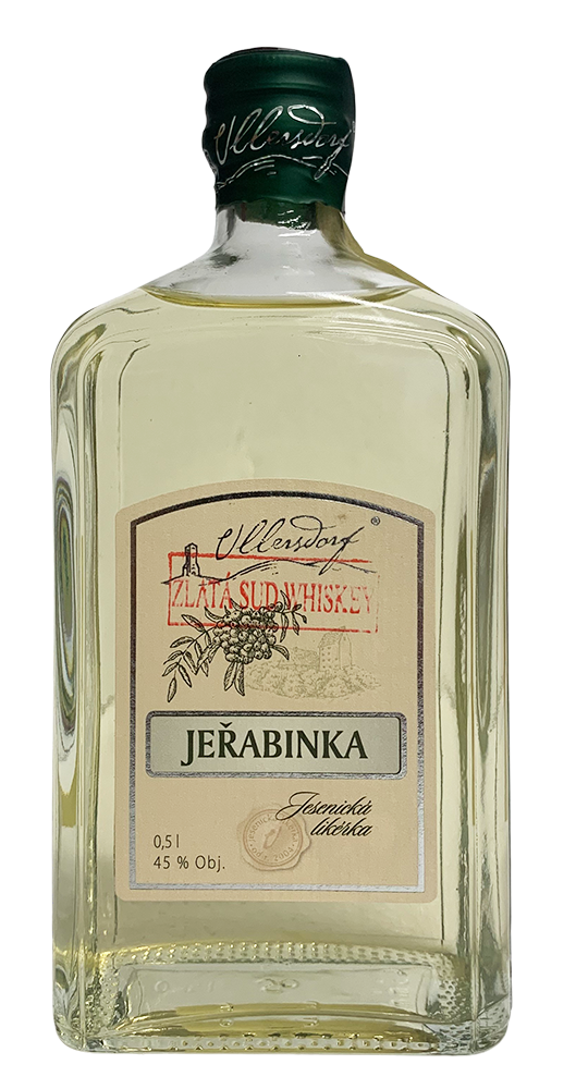 Ullersdorf Jeřabinka ze sudu 45% 0,5L