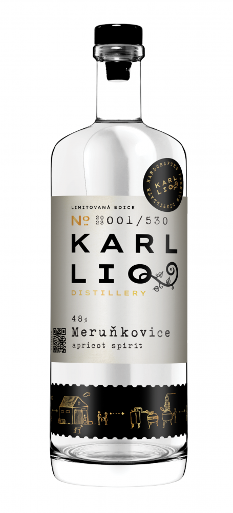 Karl LIQ distillery Karl LIQ Meruňkovice 48% 0,5L