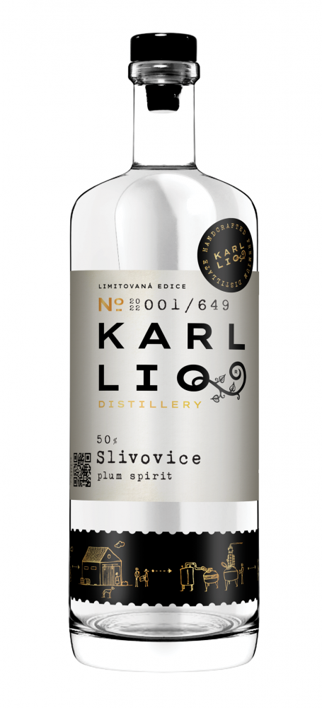 Karl LIQ distillery Karl LIQ Slivovice 48% 0,5L