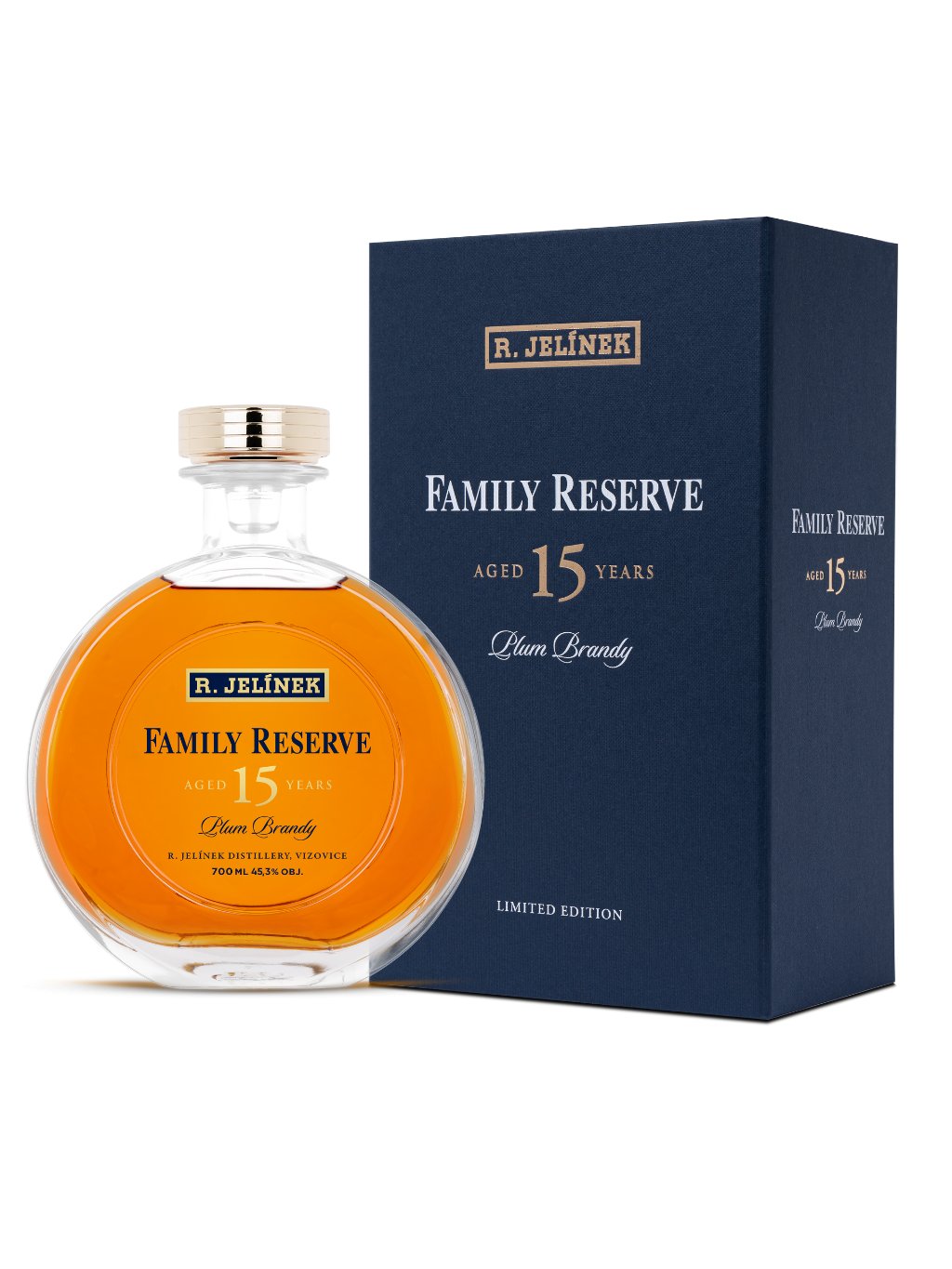 Rudolf Jelínek Slivovice Family Reserva 15yo % 0,7L L.E- 2023