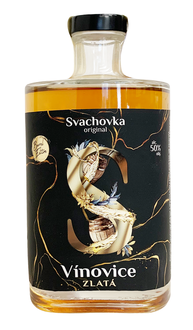 Zlatá vínovice Svach 43% 0,5L