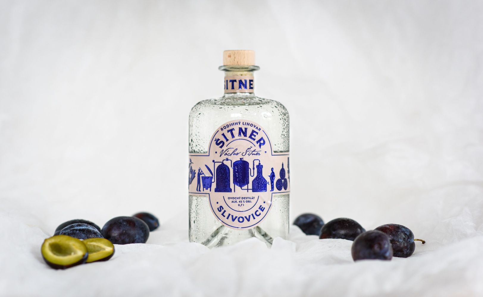 Šitner slivovice 45% 0,7L