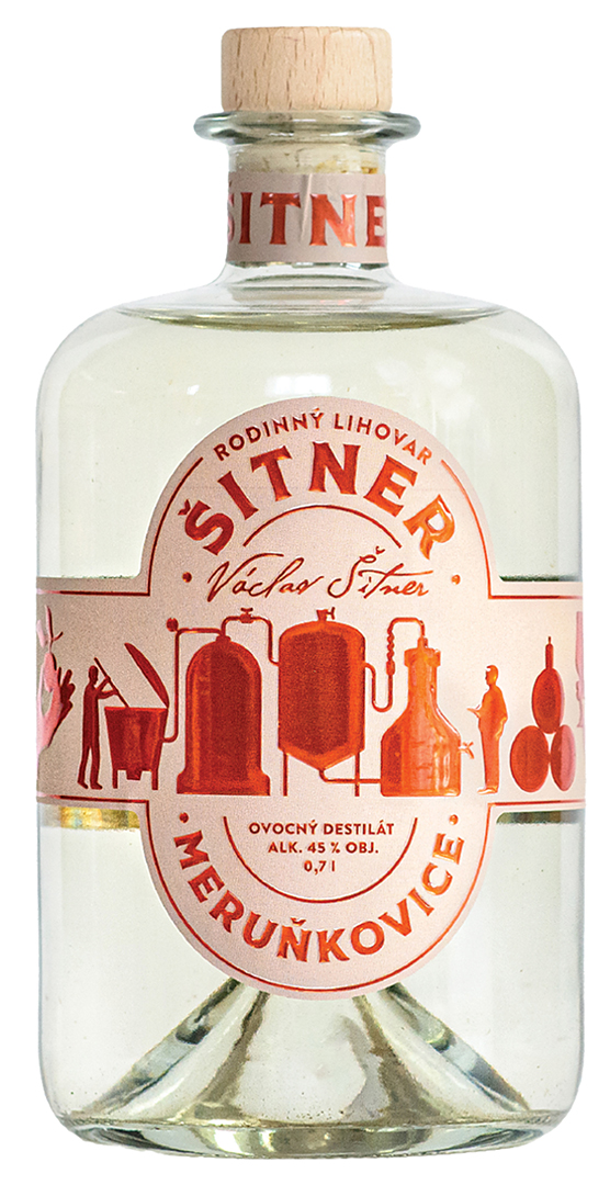 Šitner meruňkovice 45% 0,7L