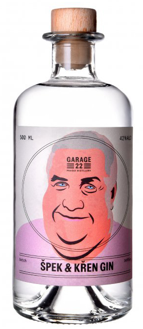 Garage 22 ŠPEK a KŘEN GIN 42% 0,5L L.E.