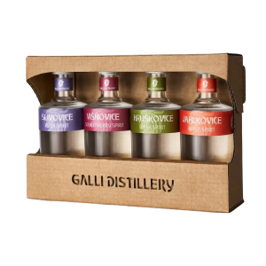 GALLI DISTILLERY GALLI degustační sada ovocné pálenk  4x0,05L