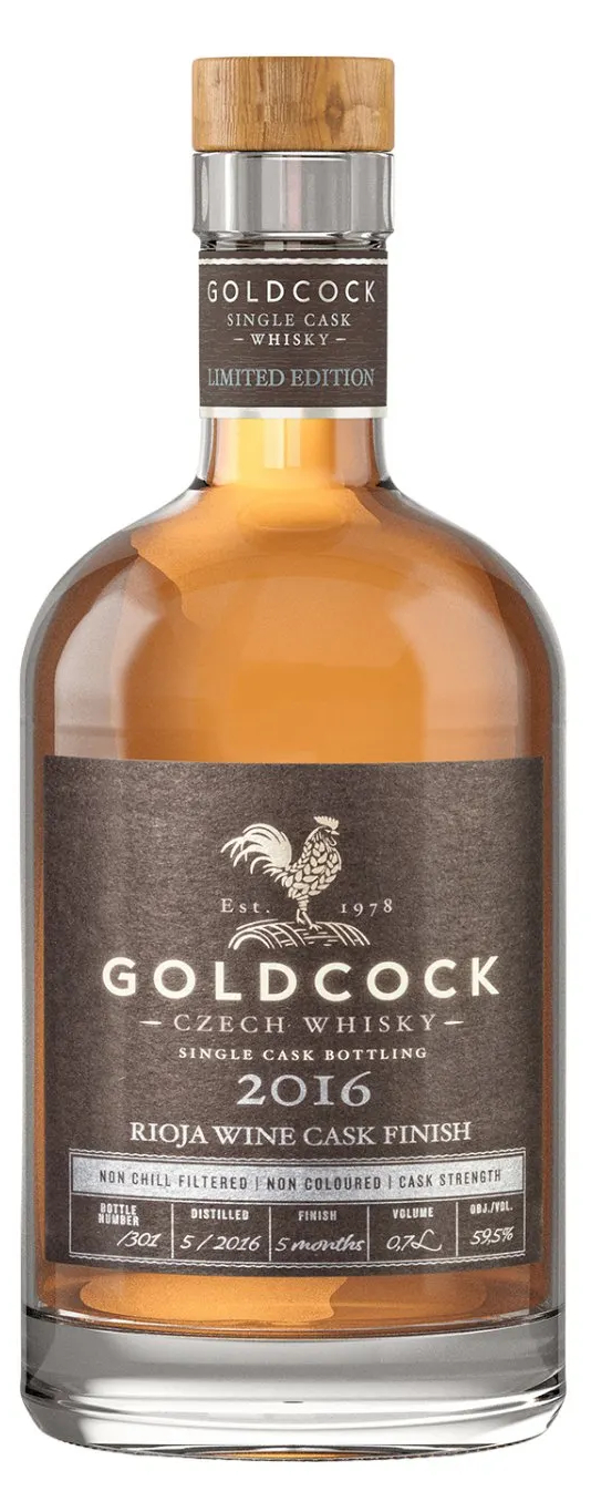 Gold Cock 2016 Rioja wine finish 59,5% 0,7L  L.E.