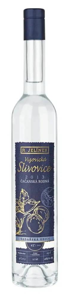 Vizovická slivovice 2013 Čačanská lepotica R.Jelínek 48,5% 0,5L