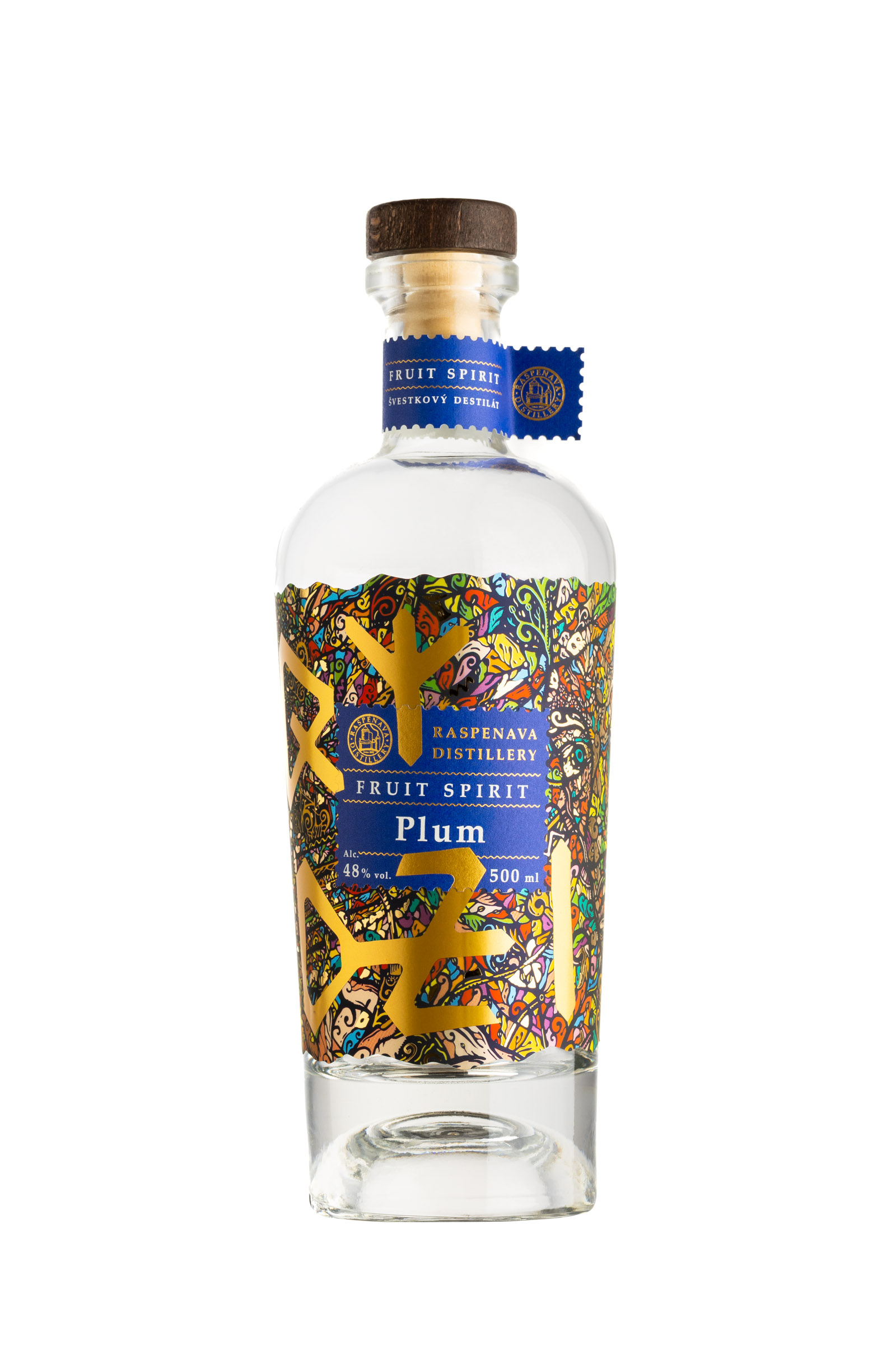 Raspenava RYDZI Slivovice plum 48% 0,5L