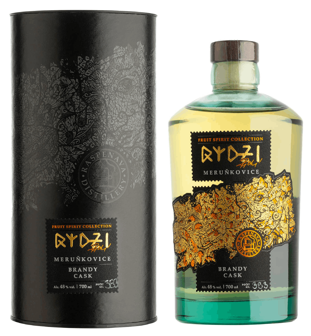 Raspenava RYDZI Meruňkovice ze sudu po brandy 48% 0,7L