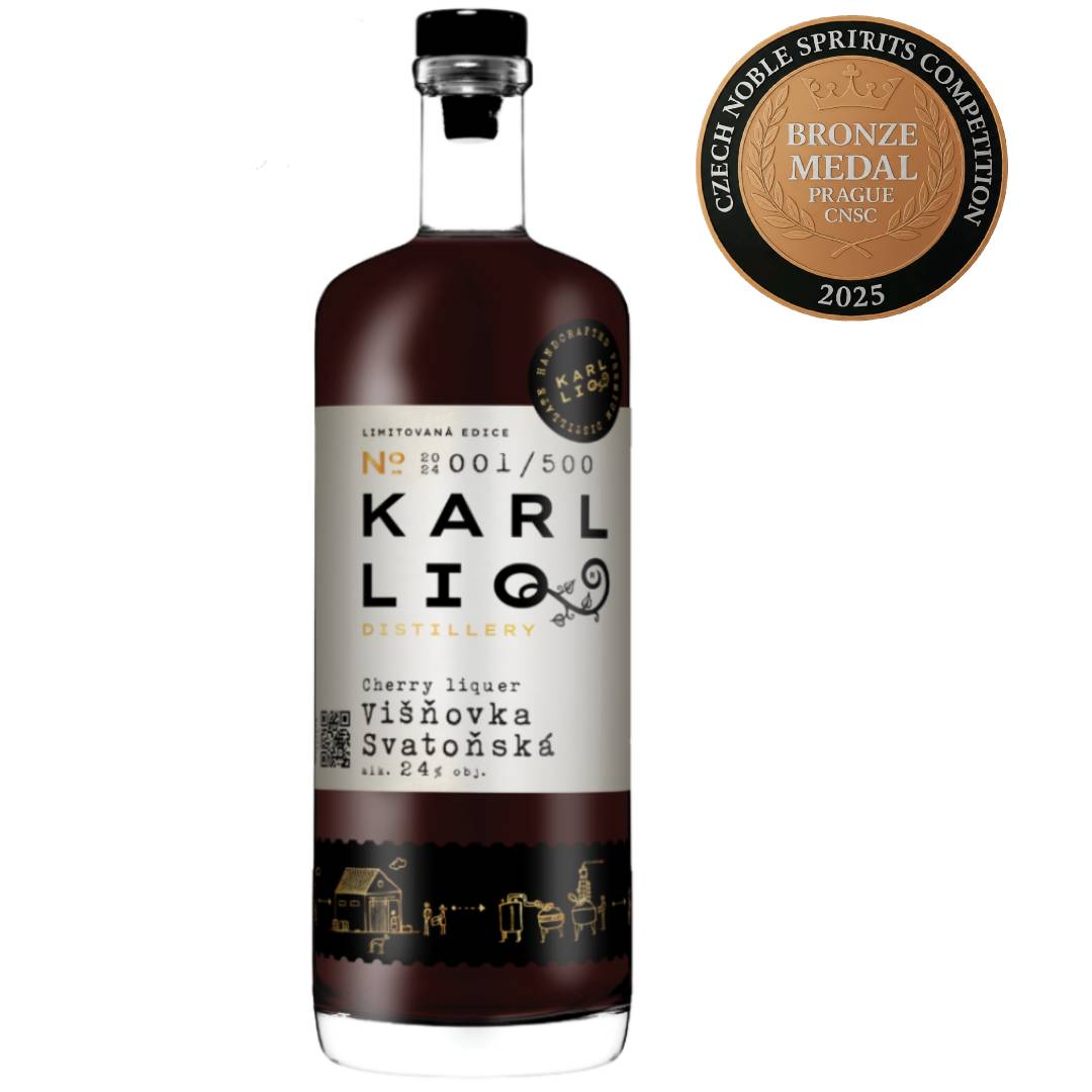 Karl LIQ Višňovka z višňovice 24% 0,5L
