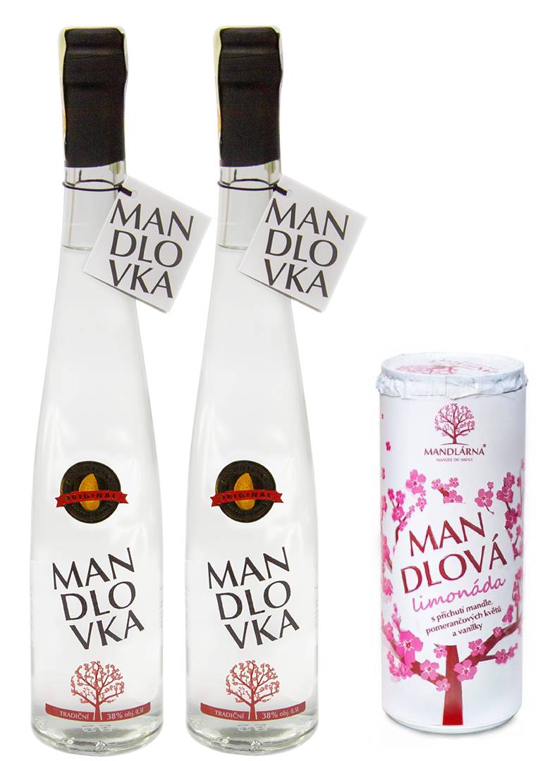 2xHustopečská Mandlovka + Mandlová limonáda 250ml