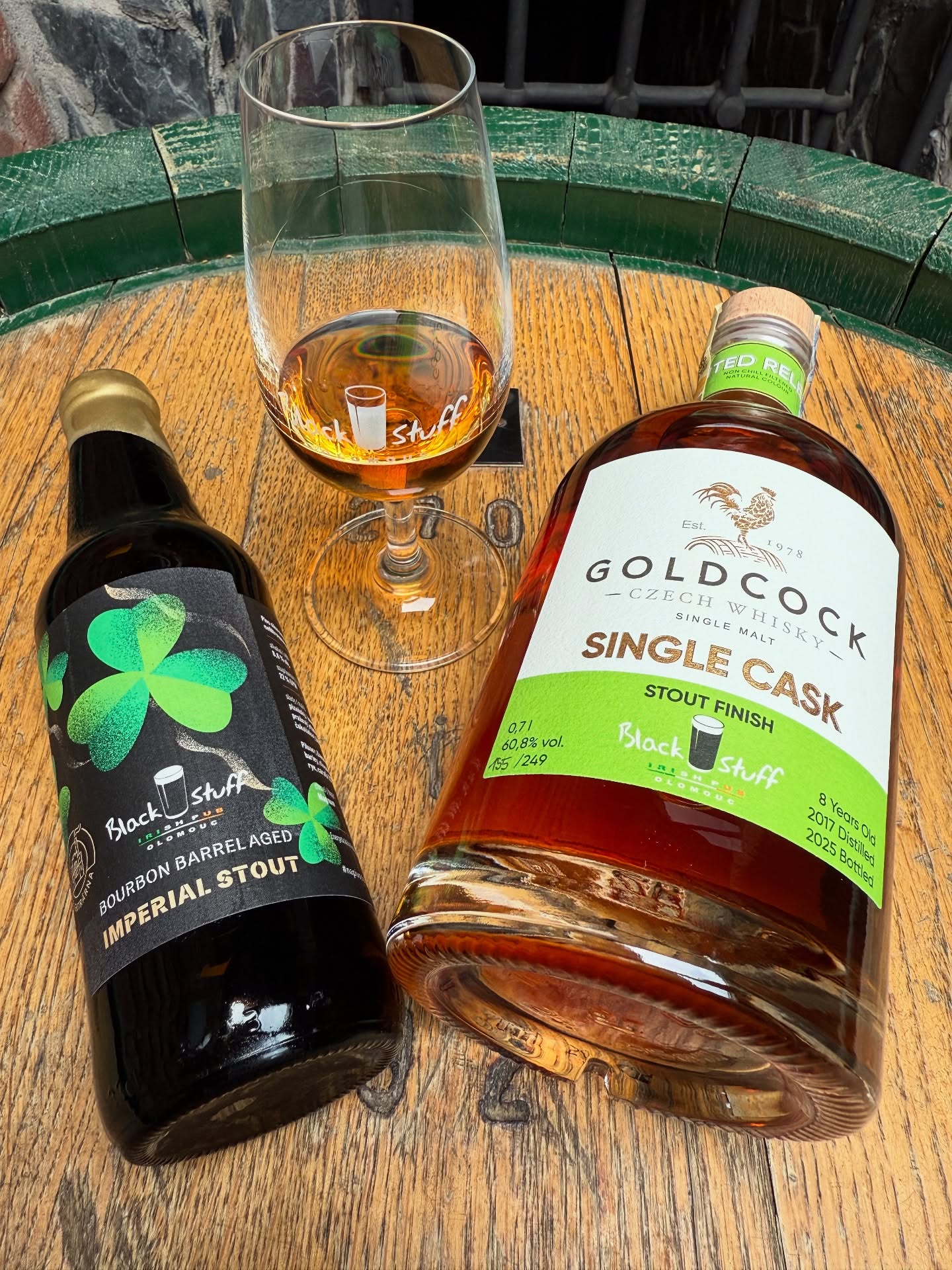 GOLD COCK Black Stuff STOUT finish 60,8% 0,7L