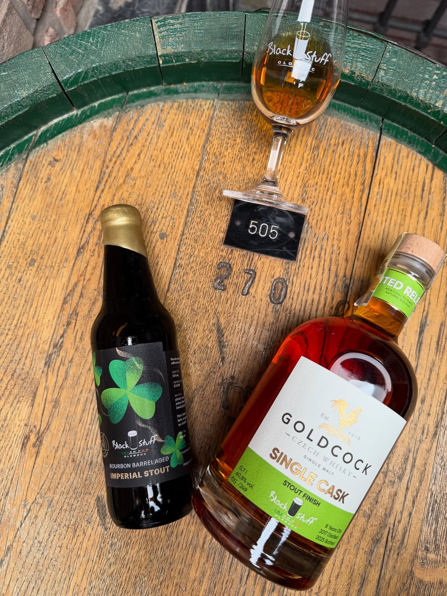 GOLD COCK Black Stuff STOUT finish 60,8% 0,7L