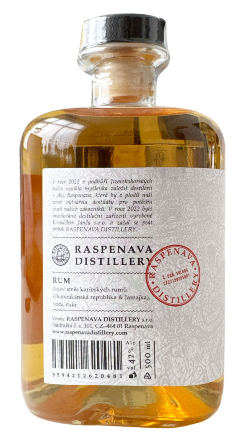 RYDZI rum Dominicana & Jamaica 42% 0,5L