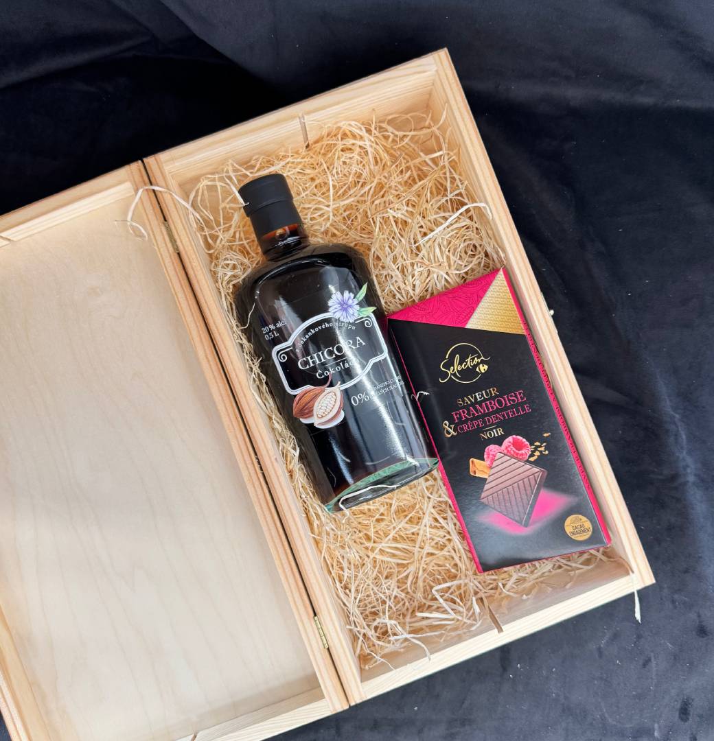 Dárkový box Chicora + hořká čokoláda