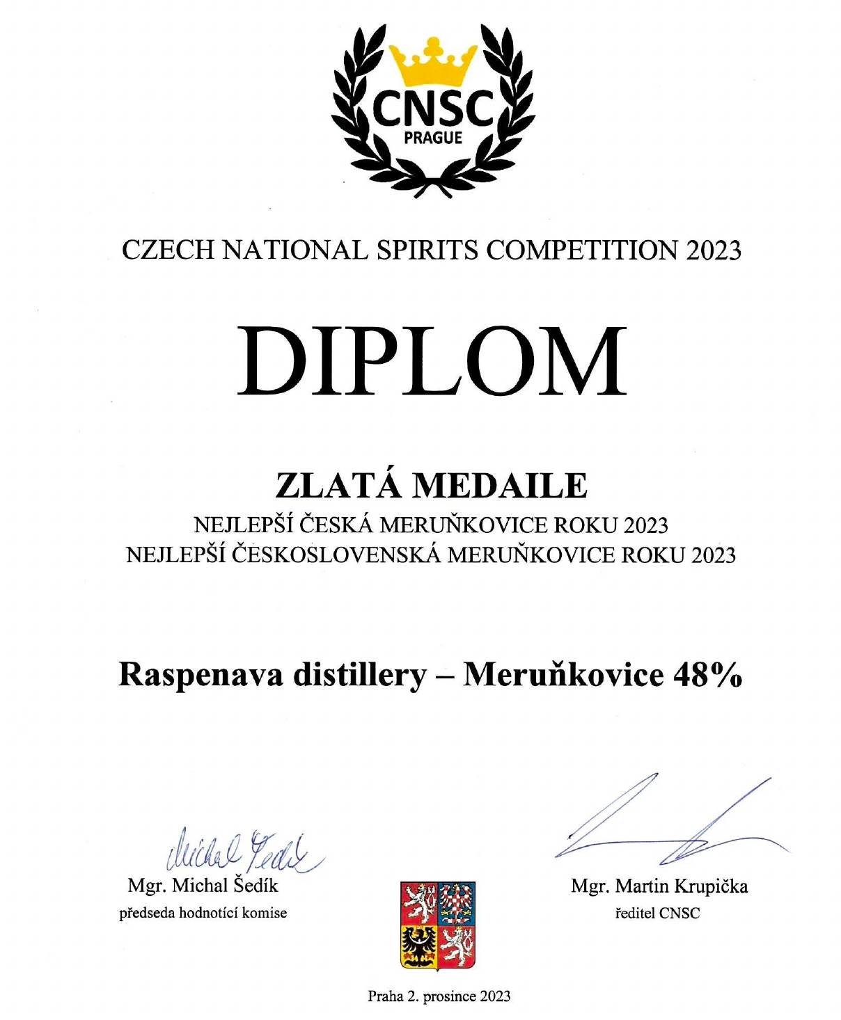 RYDZI Meruňkovice 48% 0,5L