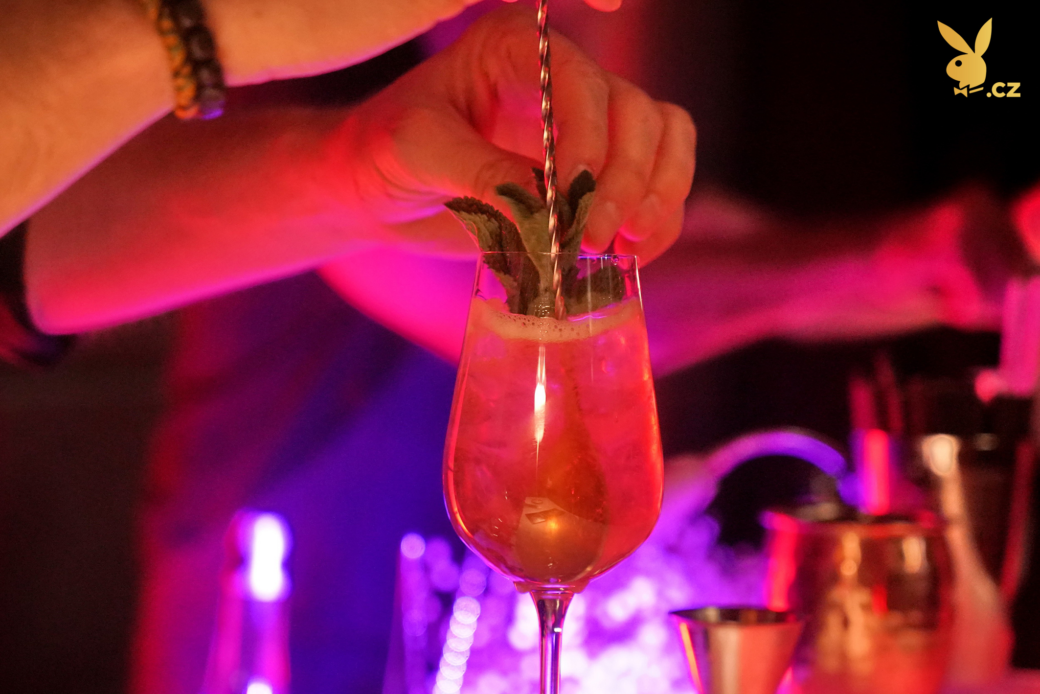 Mátovka Julep drink