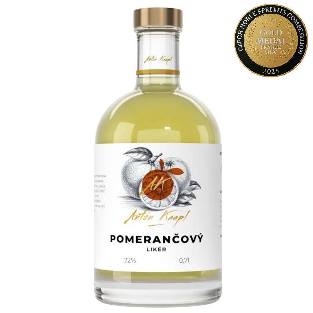 Anton Kaapl Pomerančový likér 22 % 0,5L