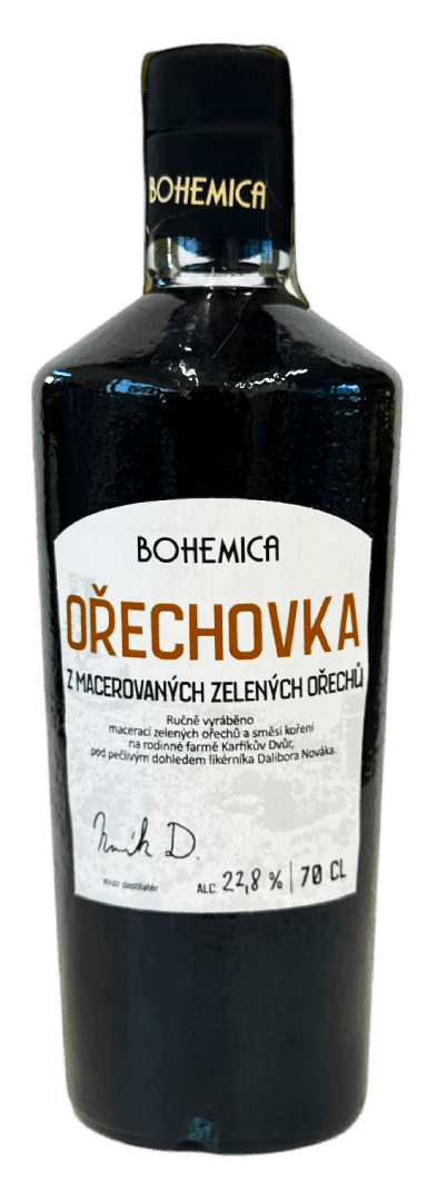 Dárková kazeta + BOHEMICA Ořechovka 0,7L + věnování na přání
