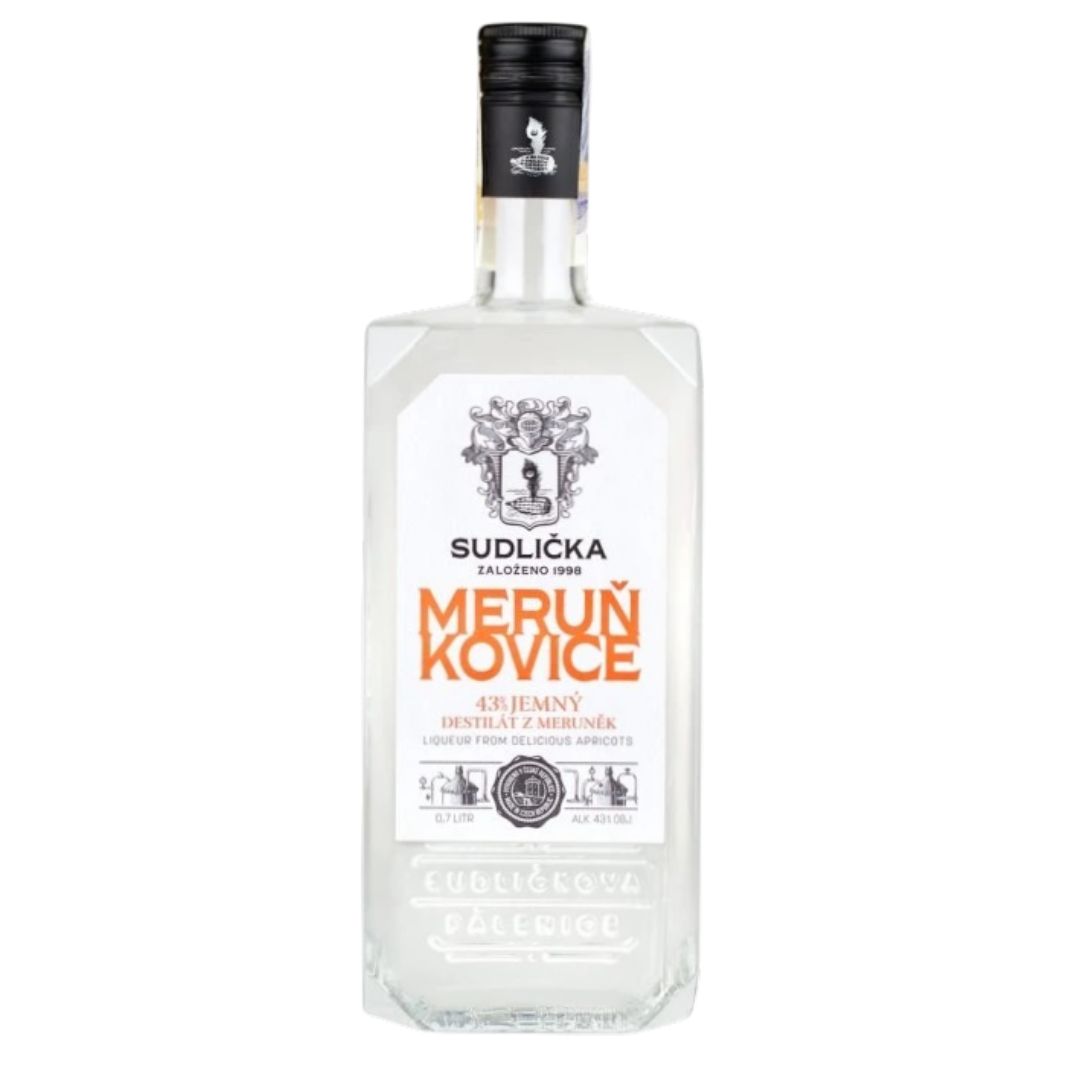 Sudličkova meruňkovice 43% 0,7L