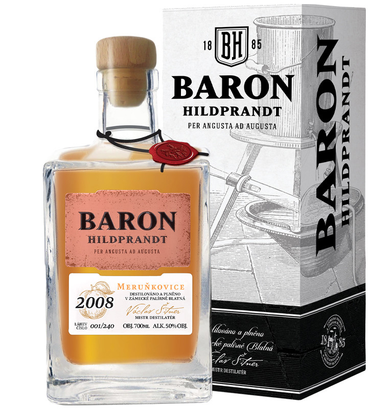 Baron Hildprandt Meruňkovice 2008 50% 0,7L L.E. (bez krabičky)