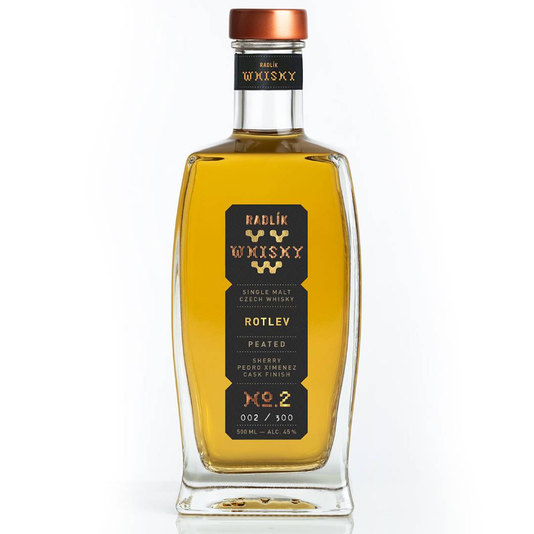 Radlík peated whisky ROTLEV No.2 50% 0,5L
