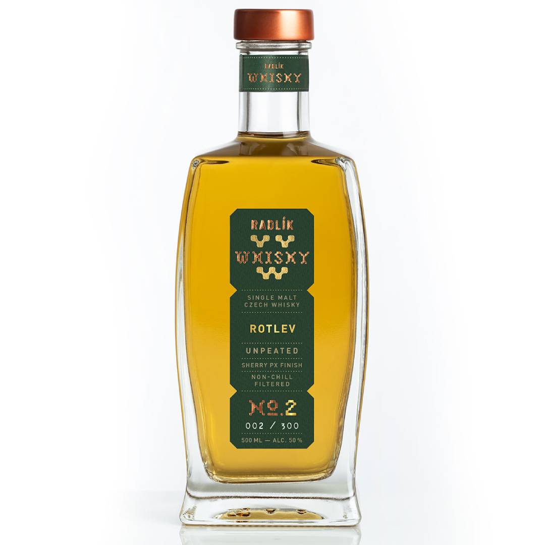 Radlík whisky ROTLEV No.2 50% 0,5L unpeated L.E.
