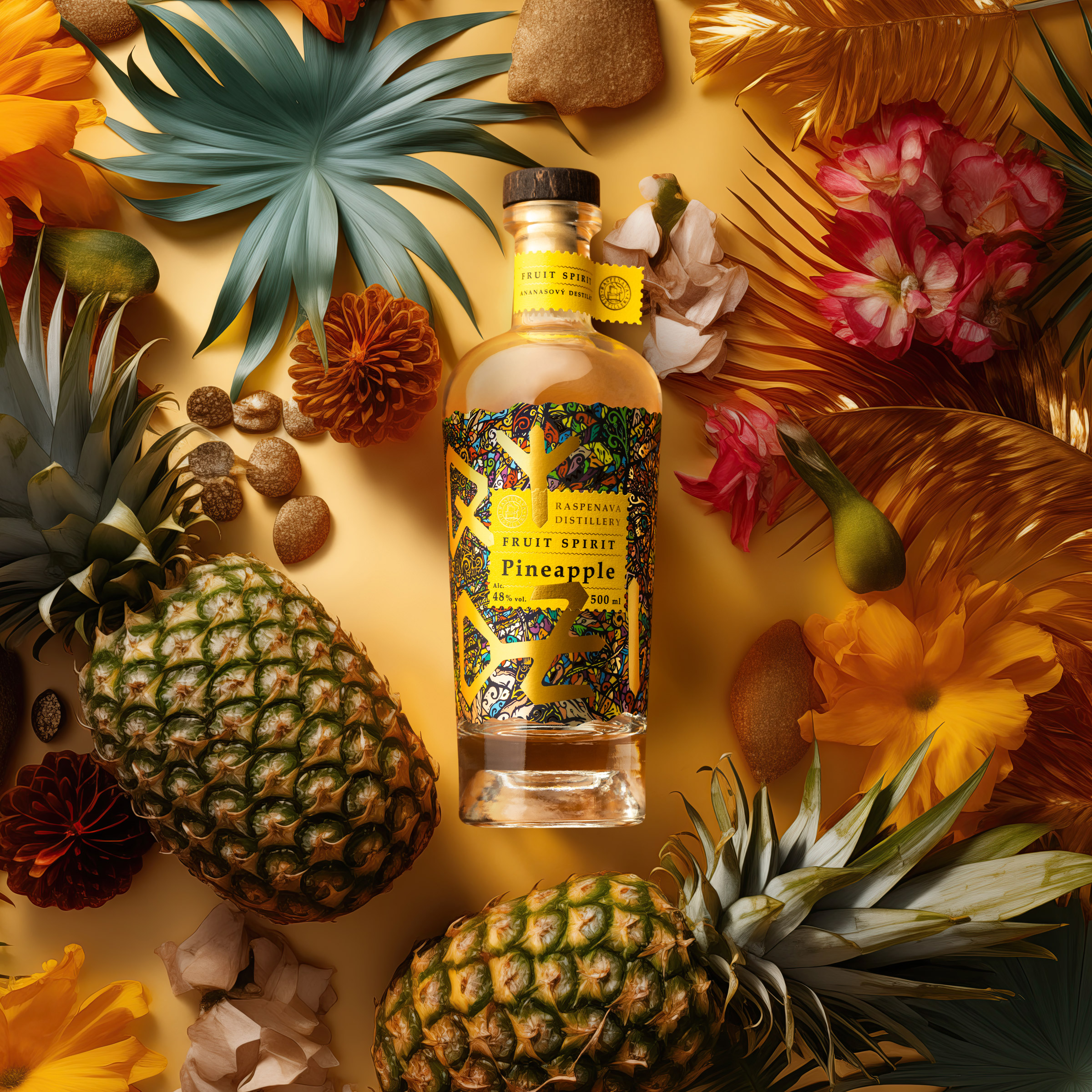 RYDZI Ananasovice (Pineaple) 48% 0,5L