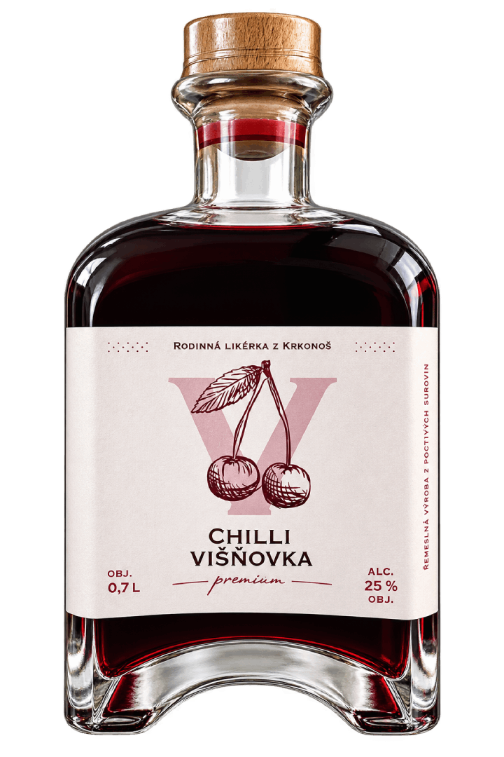 Višňovka chilli premium 25% 0,7L