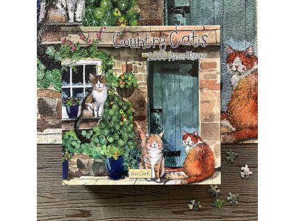 J09 Alex Clark 1000 Piece Jigsaw Puzzle Country Cats 1 1500x1500