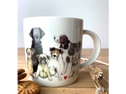 dogs together mug