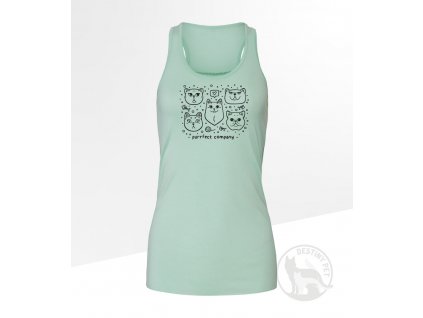 purrfect company damsky top mint