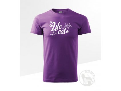 life is better w cat panske basic fialova