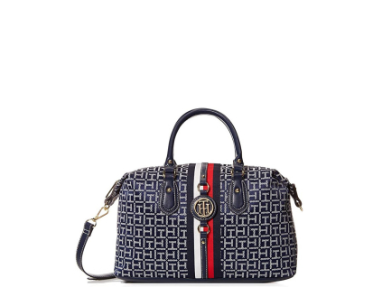 Tommy Hilfiger Handbag Jaden SatchelNavyWhite