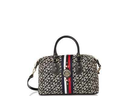 Tommy Hilfiger Handbag Jaden Satchel BlackAlpaca