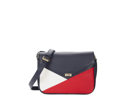 Tommy Hilfiger Tessa Crossbody Color Block Navy Red White