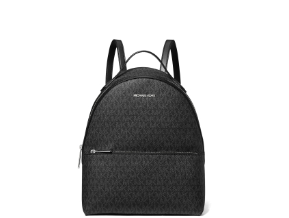 Michael Kors Sheila Medium Logo Backpack Black Silver22