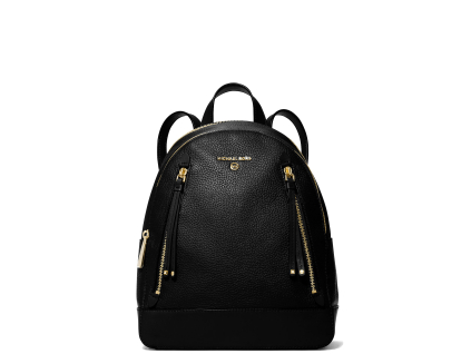 Michael Kors Brooklyn Leather Medium Backpack Black22