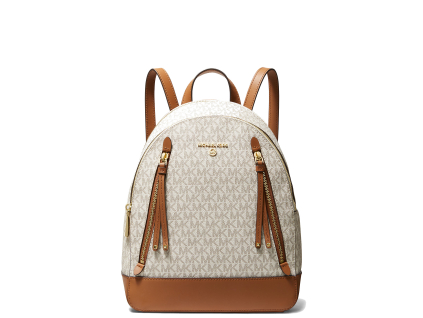 Michael Kors Batoh Brooklyn Medium Logo Backpack Vanilla Acorna2