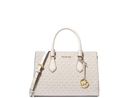 Michael Kors Kabelka Sheila Medium Logo Satchel Light Cream Multi2