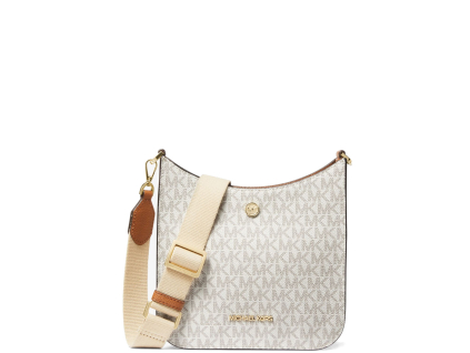 Michael Kors Briley Small Logo Messenger Bag Vanilla