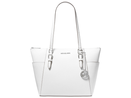 Michael Kors Charlotte Large Saffiano Leather Top Zip Tote Bag Optic White depositphotos bgremover