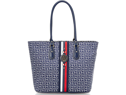 Tommy Hilfiger Tote Bag Jaden Navy Whitea