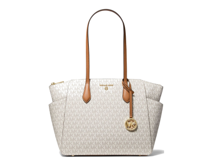 Michael Kors Marilyn Medium Logo Tote Bag Vanillaaa