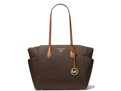 Michael Kors Marilyn Medium Logo Tote Bag Brown